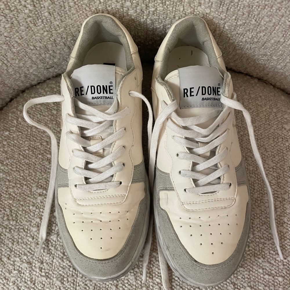 Re/Done Women's 80s Sustainable Basketball Sneakers